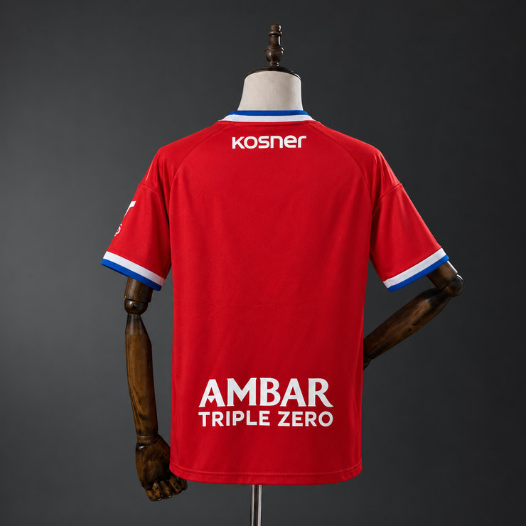 Real Zaragoza 2026/27 Bortatröja Herr Röd Fotbollströja