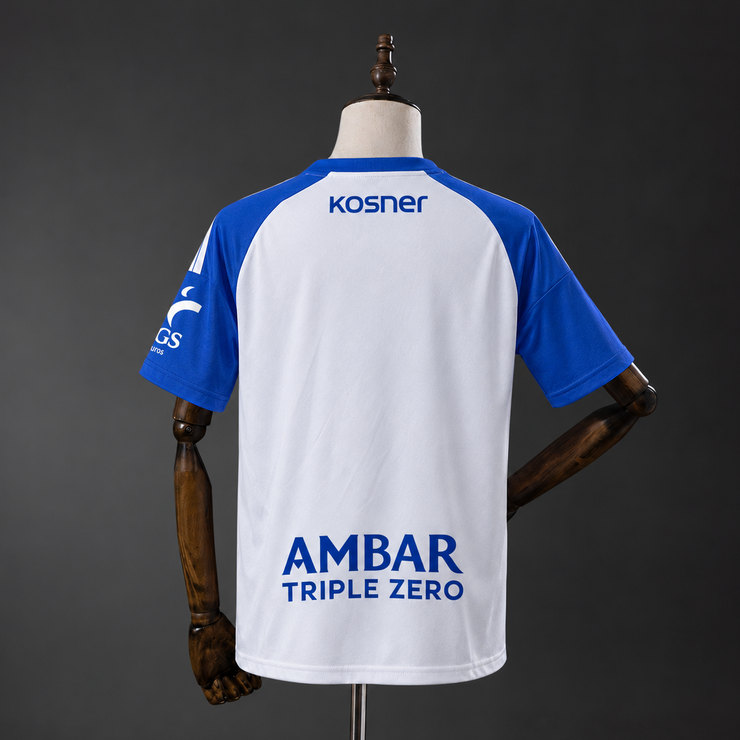 Real Zaragoza 2026/27 Hemmatröja Herr Vit Blå Fotbollströja