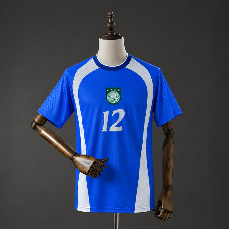 SE Palmeiras 1999 Marcos Retrotröja Herr Blå Fotbollströja
