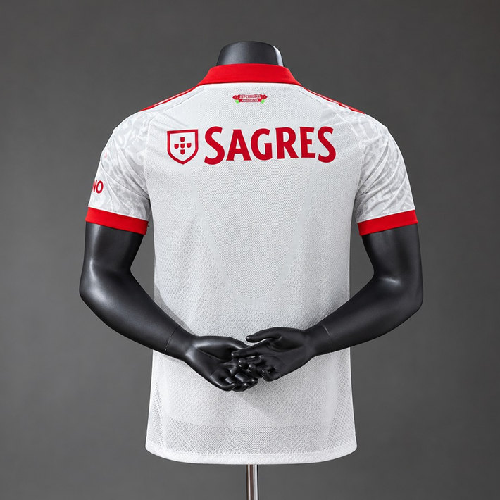 SL Benfica 2026/27 Bortatröja Spelarversion Herr Vit och Röd