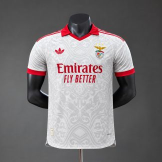 SL Benfica 2026/27 Bortatröja Spelarversion Herr Vit och Röd