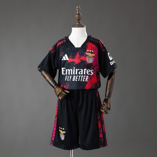 SL Benfica 2026/27 Tredjeställ Barn Svart med Shorts