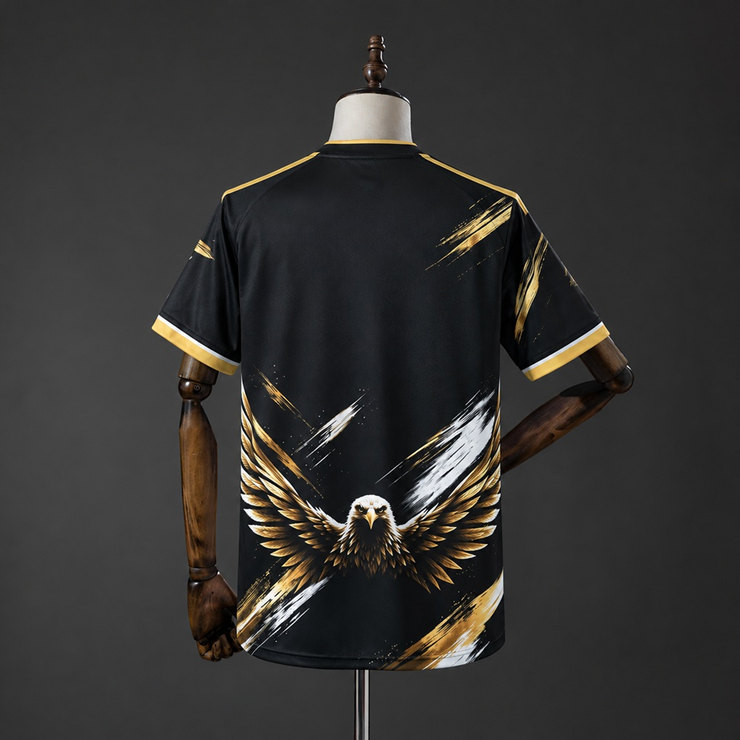 SL Benfica 2026/27 Specialtröja Herr Svart och Guld Fotbollströja