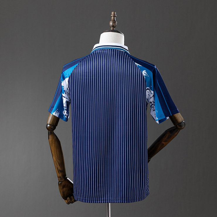 SS Lazio 1996/97 Retro Tredjetröja Herr Marinblå Fotbollströja