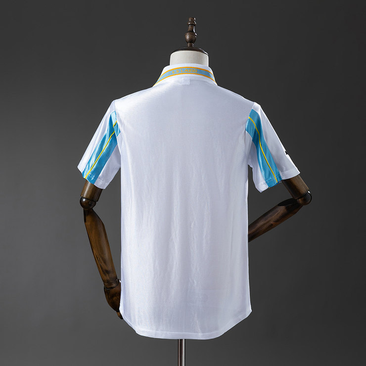 SS Lazio 2000/01 Retro Tredjetröja Herr Vit Fotbollströja