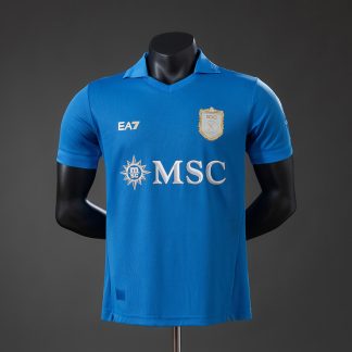 SSC Napoli 2026/27 Hemmatröja Herr Spelarversion Blå Fotbollströja