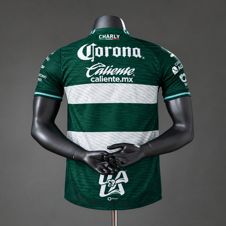 Santos Laguna 2026/27 Hemmatröja Spelarversion Herr Grön och Vit