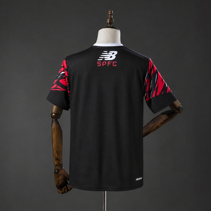 São Paulo 2026/27 Uppvärmningströja Herr Röd Svart Fotbollströja