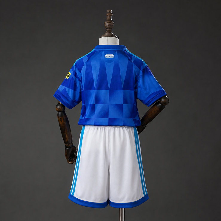 Schalke 04 2026/27 Bortaställ Barn Kortärmad med Shorts