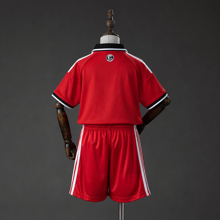 Sevilla FC 2026/27 Bortaställ Barn Röd med Shorts