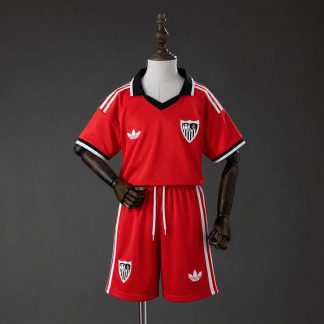 Sevilla FC 2026/27 Bortaställ Barn Röd med Shorts