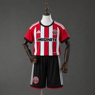 Sheffield United 2026/27 Hemmaställ Barn med Shorts