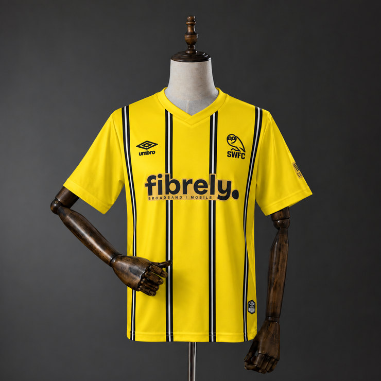 Sheffield Wednesday 2026/27 Bortatröja Herr Gul Fotbollströja