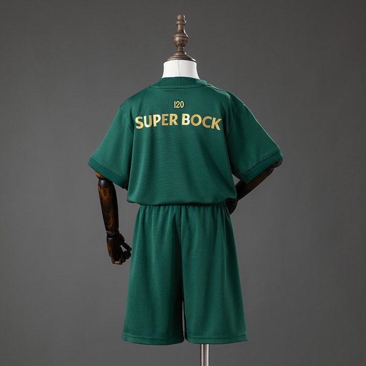 Sporting CP 2026/27 120-årsjubileum Jubileumsställ Barn Grön med Shorts