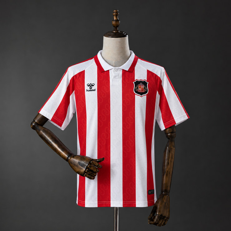 Sunderland AFC 2026/27 Hemmatröja Herr Röd Vit Fotbollströja