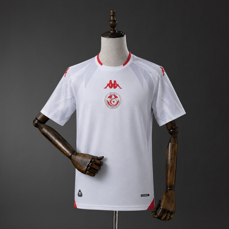 Tunisien VM 2026 Hemmatröja Herr Vit Fotbollströja