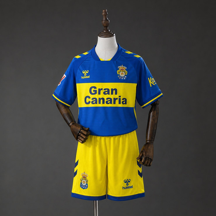 UD Las Palmas 2026/27 Bortaställ Barn Blå med Shorts
