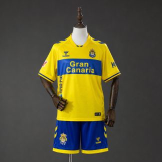 UD Las Palmas 2026/27 Hemmaställ Barn Gul Blå med Shorts