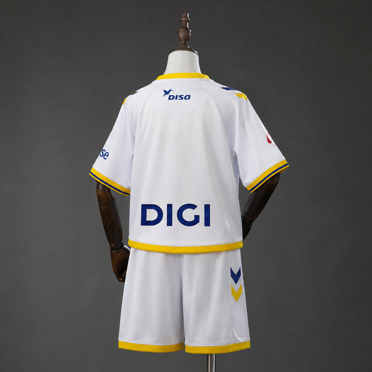 UD Las Palmas 2026/27 Tredjeställ Barn Vit med Shorts