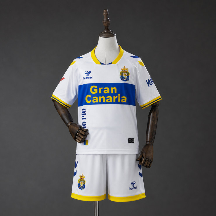 UD Las Palmas 2026/27 Tredjeställ Barn Vit med Shorts