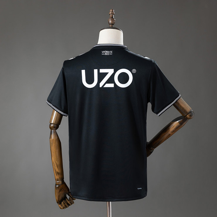 Vitória SC 2026/27 Bortatröja Herr Svart och Vit
