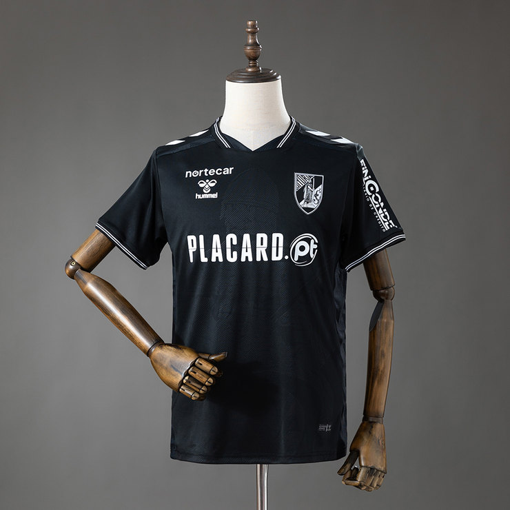 Vitória SC 2026/27 Bortatröja Herr Svart och Vit