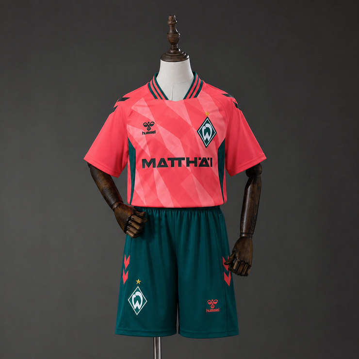 Werder Bremen 2026/27 Tredjeställ Barn Kortärmad med Shorts