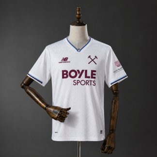 West Ham United 2026/27 Bortatröja Herr Vit Fotbollströja