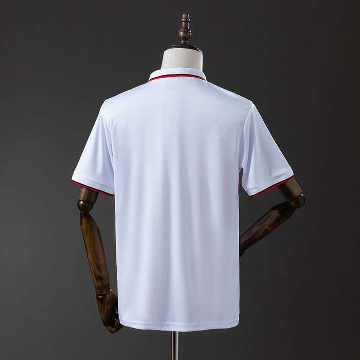 AC Milan 1993/94 Retro Bortatröja Herr Vit Fotbollströja