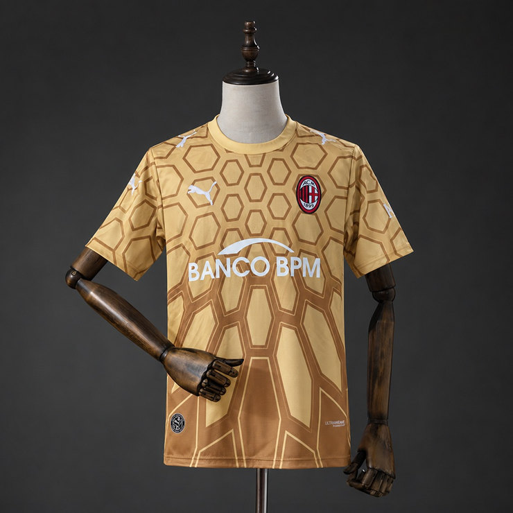 AC Milan 2026/27 Målvaktströja Herr Gul Fotbollströja
