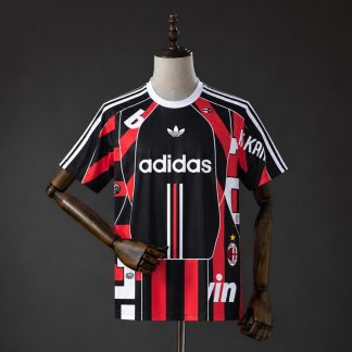 AC Milan 2026/27 OG Retro Fotbollströja Herr Svart Röd och Vit