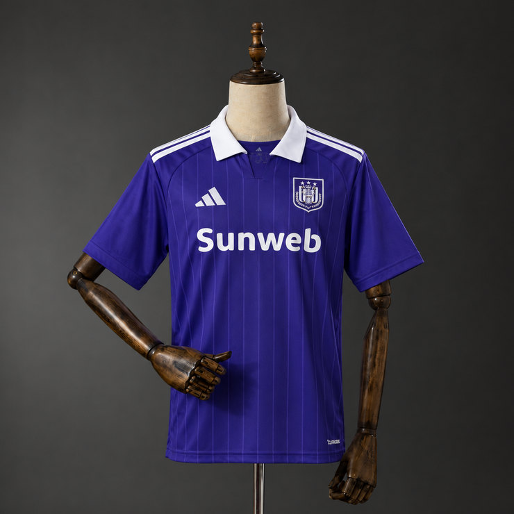 Anderlecht 2026/27 Hemmatröja Herr Lila och Vit Fotbollströja