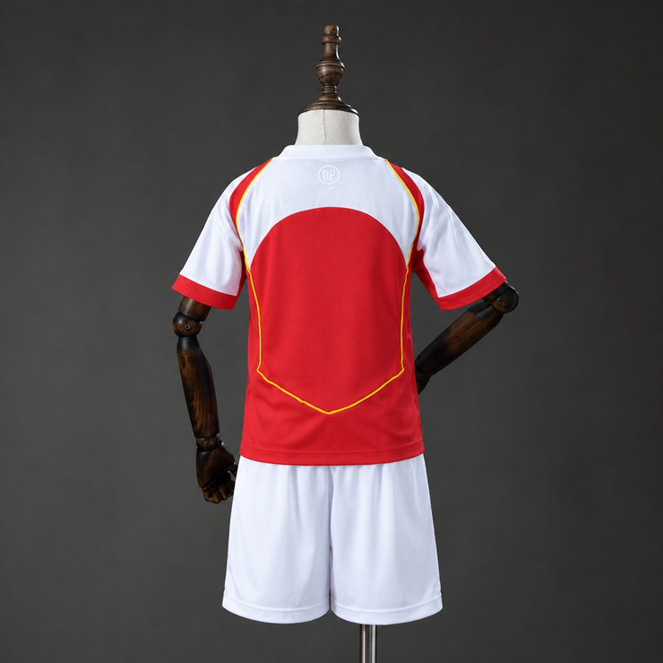 Arsenal 2004/05 Retro Hemmaställ Barn Röd och Vit med Shorts