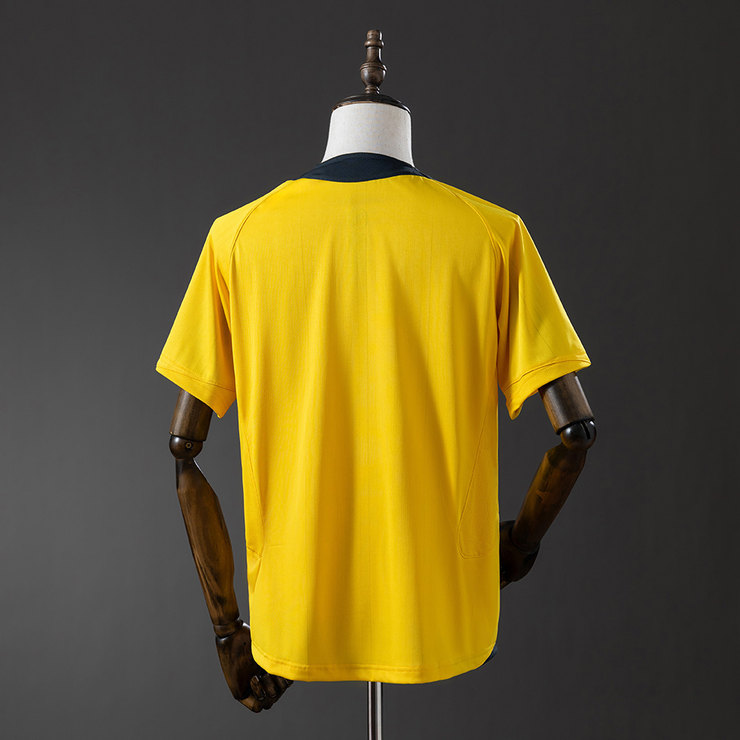 Arsenal 2005/06 Retro Bortatröja Herr Gul Fotbollströja