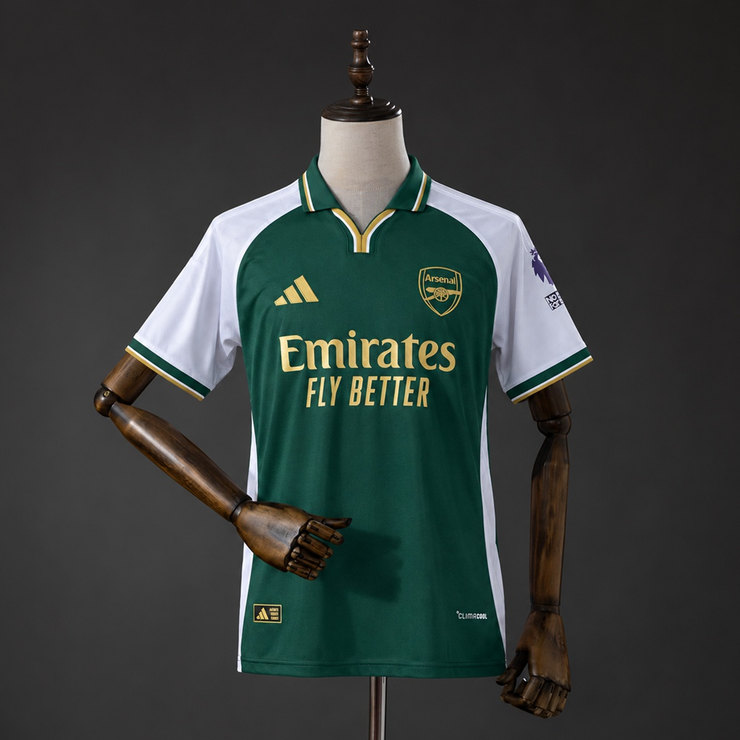 Arsenal 2026/27 Specialutgåva Fotbollströja Herr Grön och Vit