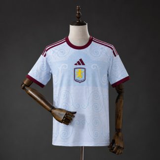 Aston Villa 2026/27 Tredjetröja Herr Ljusblå och Vinröd Fotbollströja