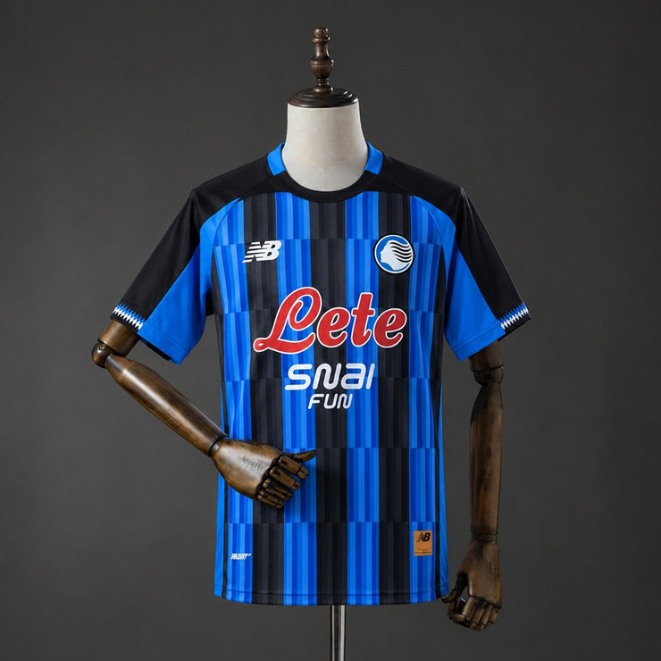 Atalanta 2026/27 Hemmatröja Herr Svart och Blå Fotbollströja