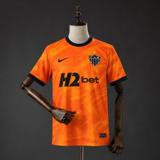 Atlético Mineiro 2026/27 Tredjetröja Herr Orange och Svart Fotbollströja