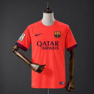 Barcelona 2014/15 Retro Bortatröja Herr Orange Fotbollströja