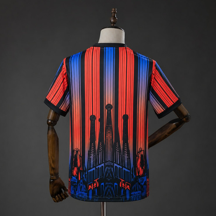 Barcelona 2026/27 City Exclusive Fotbollströja Herr Blå och Röd