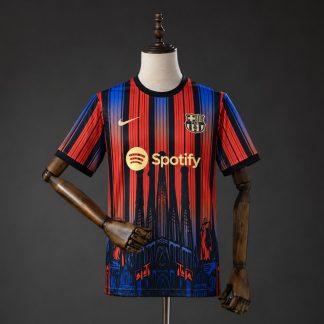 Barcelona 2026/27 City Exclusive Fotbollströja Herr Blå och Röd