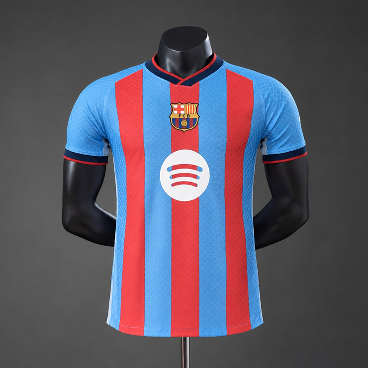 Barcelona 2026/27 Specialutgåva Spelarversion Fotbollströja Herr Blå och Röd