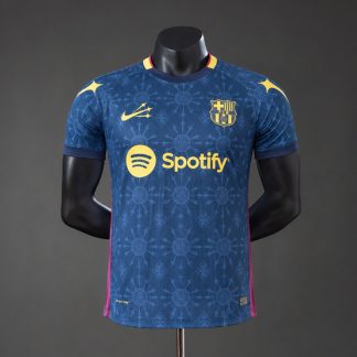 Barcelona x NOCTA 2026/27 Specialutgåva Spelarversion Fotbollströja Herr Blå