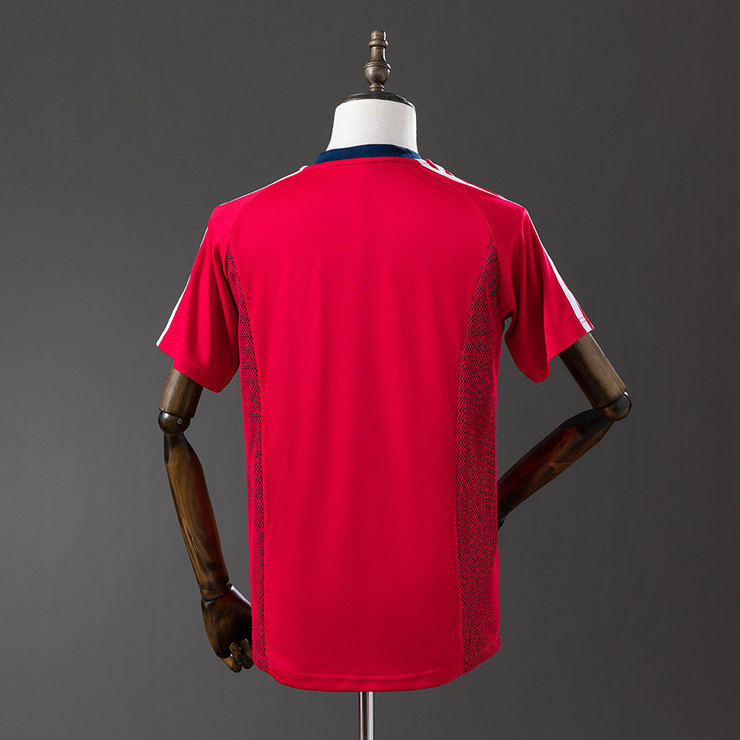 Bayern München 2002/03 Retro Hemmatröja Herr Röd Fotbollströja
