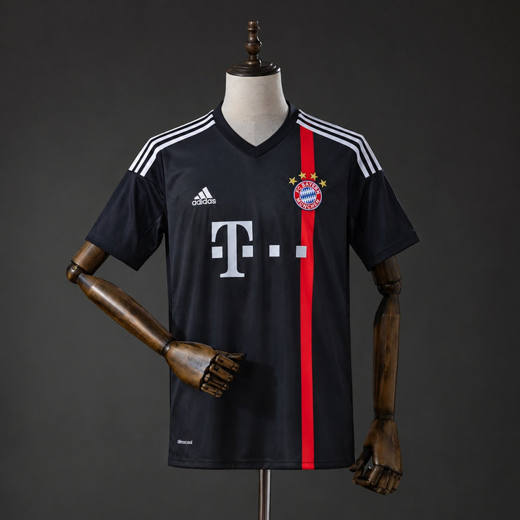 Bayern München 2014/15 Retro Tredjetröja Herr Svart Fotbollströja