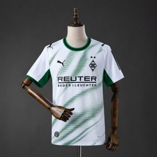 Borussia Mönchengladbach 2026/27 Hemmatröja Herr Vit och Grön Fotbollströja