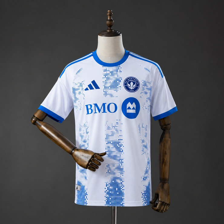 CF Montréal 2026/27 Bortatröja Herr Vit och Blå Fotbollströja