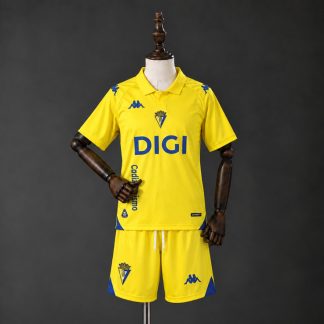 Cádiz CF 2026/27 Hemmaställ Barn Gul och Blå med Shorts
