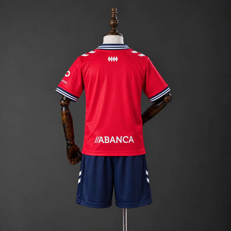Celta Vigo 2026/27 Tredjeställ Barn Röd Marinblå med Shorts