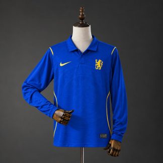 Chelsea 2026/27 Hemmatröja Herr Långärmad Blå och Guld Fotbollströja